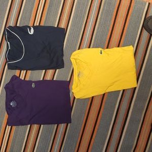 3 Lacoste t-shirts